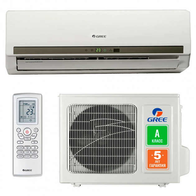 Установка кондиционера Gree Standart Plasma 09 Белый